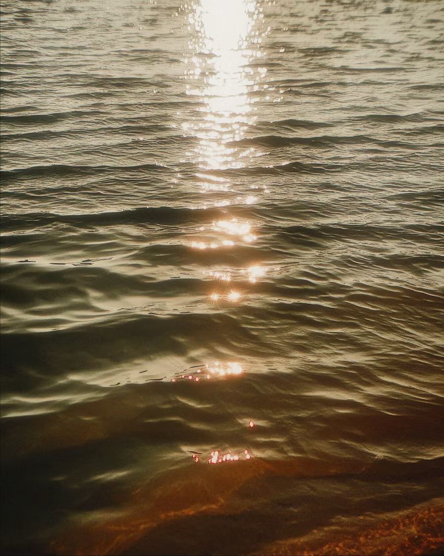 Sunlight on water